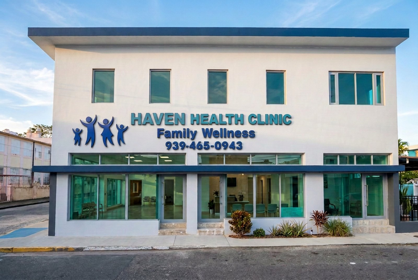 Fachada de Haven Health Clinic en Humacao, Puerto Rico